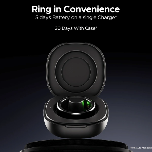 boAt Smart Ring Active with Stainless Steel Design - Rose Gold - Rose Gold