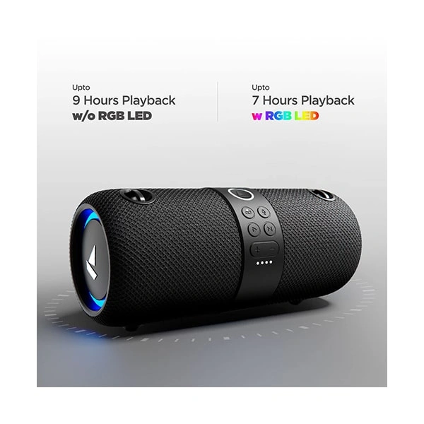 boAt Stone 1208 14W Bluetooth Speaker - Black - Black