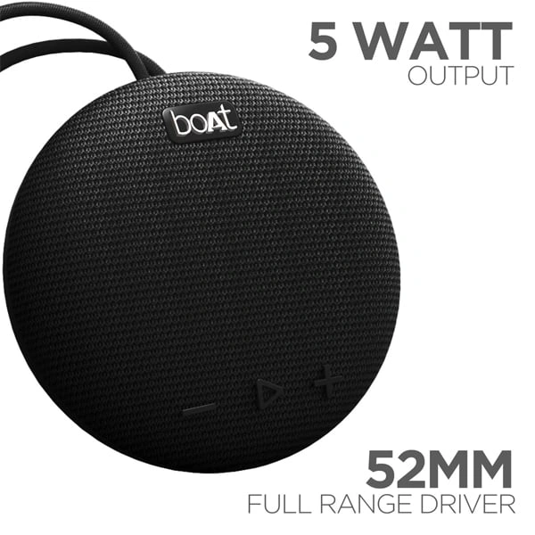boAt Stone 190 5W Bluetooth Speaker - Black, New