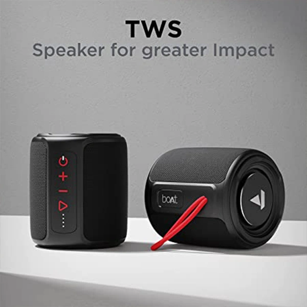 boAt Stone 358 10W Bluetooth Speaker - Red - Red