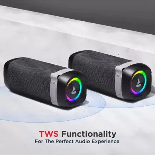 boAt Stone 500 with RGB lights 10W Speaker - Black - Black