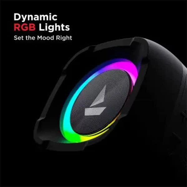 boAt Stone 500 with RGB lights 10W Speaker - Black - Black