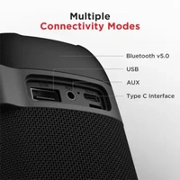 boAt Stone 500 with RGB lights 10W Speaker - Black - Black