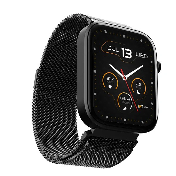 boAt Storm Call 2 1.83'' HD Display Smartwatch - Black Metal - Black Metal