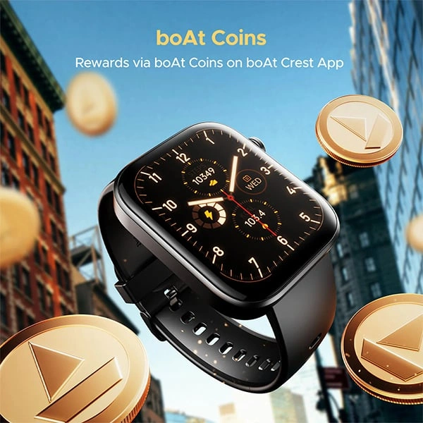 boAt Storm Call 3 Navigation 1.83 Display & BT Calling Smartwatch - Active Black - Active Black