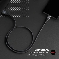 boAt Type C A700 Stress Resistant Sturdy Cable - Red - Red
