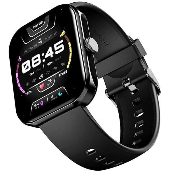 boAt Ultima Call Max Smart Watch with 2" Big HD Display - Active Black - Active Black