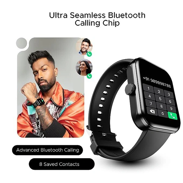 boAt Ultima Call Max Smart Watch with 2" Big HD Display - Active Black - Active Black