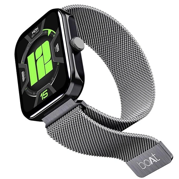 boAt Ultima Call Max Smart Watch with 2" Big HD Display - Metallic Grey - Metallic Grey