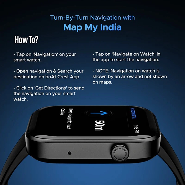 boAt Wave Astra 3 Bluetooth Calling Smartwatch - Active Black - Active Black