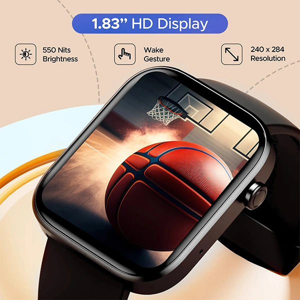 boAt Wave Call 2 with 1.83 HD Display Smart Watch - Active Black - Active Black