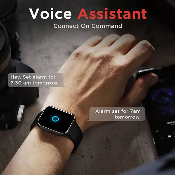 boAt Wave Connect Bluetooth Calling Smartwatch - Deep Blue - Deep Blue