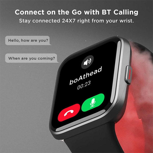 boAt Wave Connect Bluetooth Calling Smartwatch - Deep Blue - Deep Blue