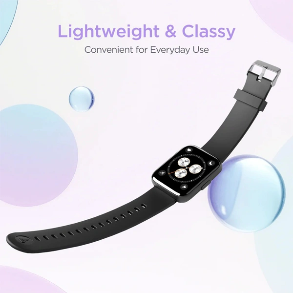 boAt Wave Connect Plus with 1.83'' HD Display Smartwatch - Black