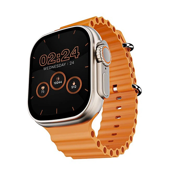 boAt Wave Genesis with 1.96'' HD Display Smart Watch - Royal Orange - Royal Orange