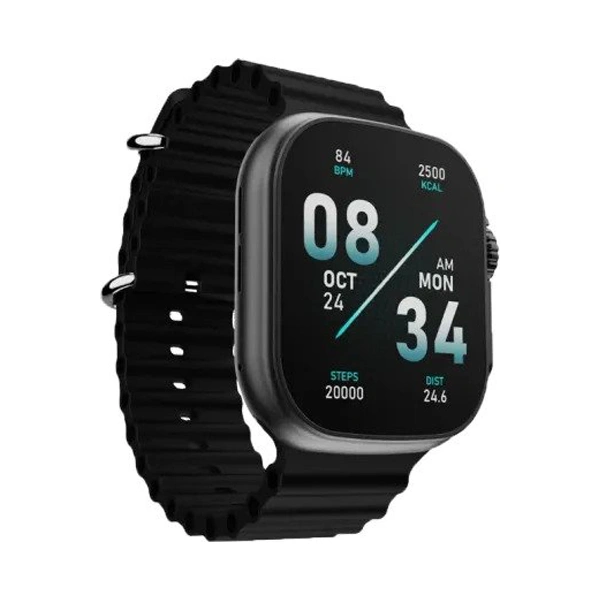boAt Wave Glory Smartwatch with Bluetooth Calling - Active Black - Active Black