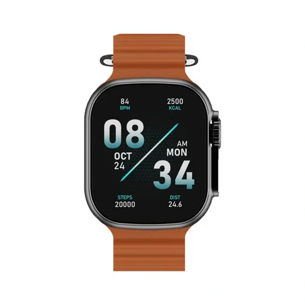 boAt Wave Glory Smartwatch with Bluetooth Calling - Royal Orange - Royal Orange