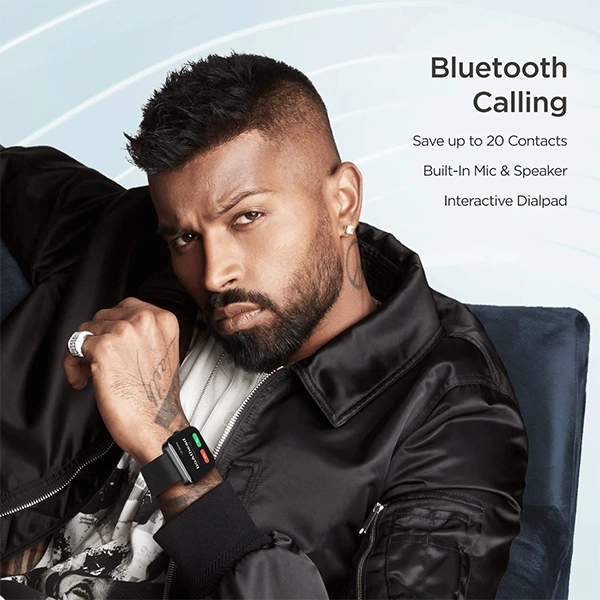 boAt Wave Leap Call Smart Watch with 1.83 HD Display - Deep Blue - Deep Blue