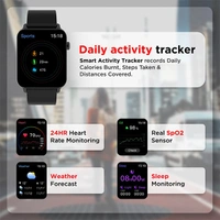 boAt Wave Lite Smartwatch with HD Display - Deep Blue - Deep Blue