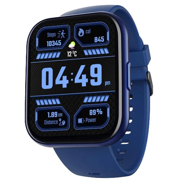 boAt Wave Neo Plus Smartwatch with 1.96" HD Display - Blue - Blue
