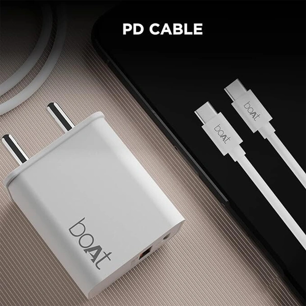boAt WCDV 22.5W Dual Port Charger