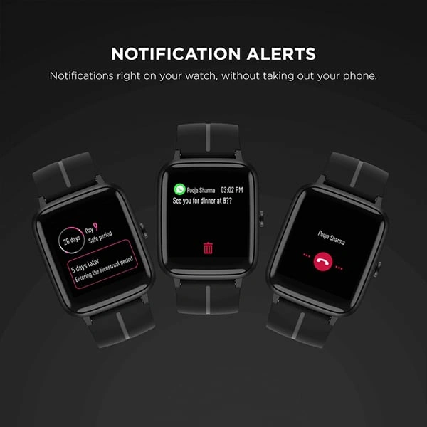boAt Xplorer O2 Smartwatch - Black - Black