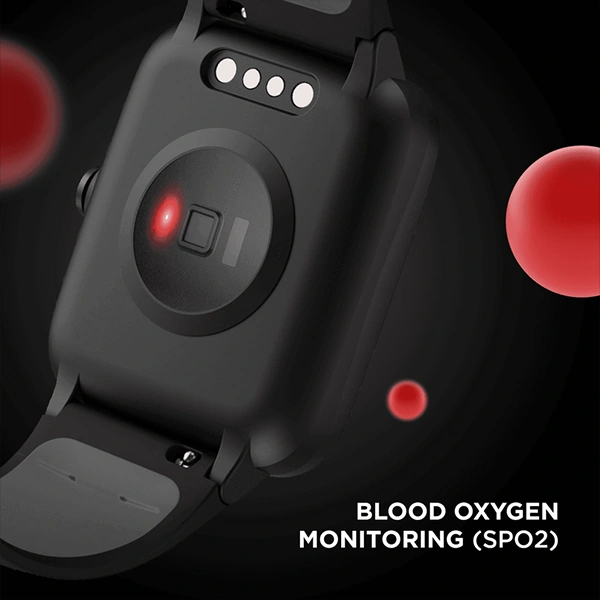 boAt Xplorer O2 Smartwatch - Black - Black