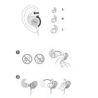 Bose Soundsport Sweatproof Bluetooth Wireless In Ear Earphones With Mic