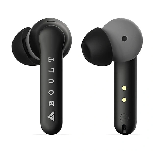 Boult Audio AirBass Soulpods Wireless Earbuds - Black - Black