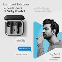 Boult Audio AirBass Soulpods Wireless Earbuds - Black - Black