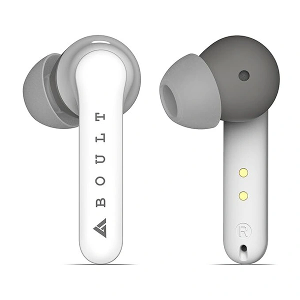 Boult Audio AirBass Soulpods Wireless Earbuds - White - White