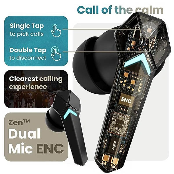 Boult Audio Ammo True Wireless In Ear Earbuds with 40ms Lowest Latency