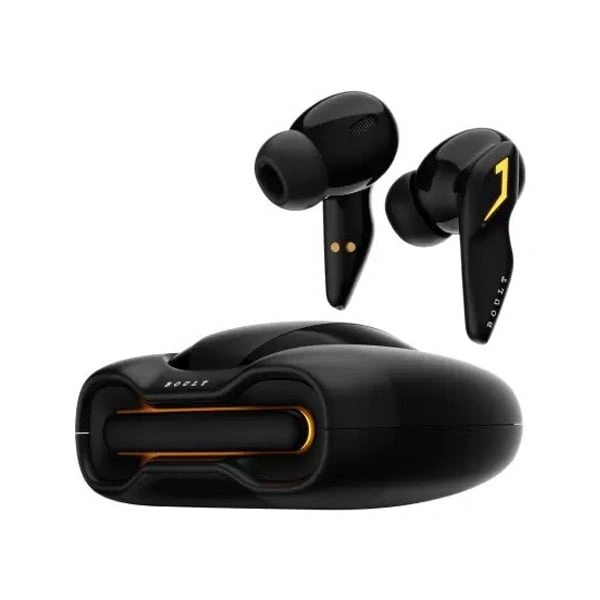 Boult Audio Astra True Wireless Earbuds - Black Gloss - Black Gloss