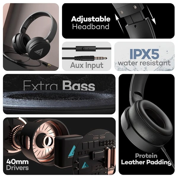 Boult Audio Bass Buds Q2 Lightweight Headphones