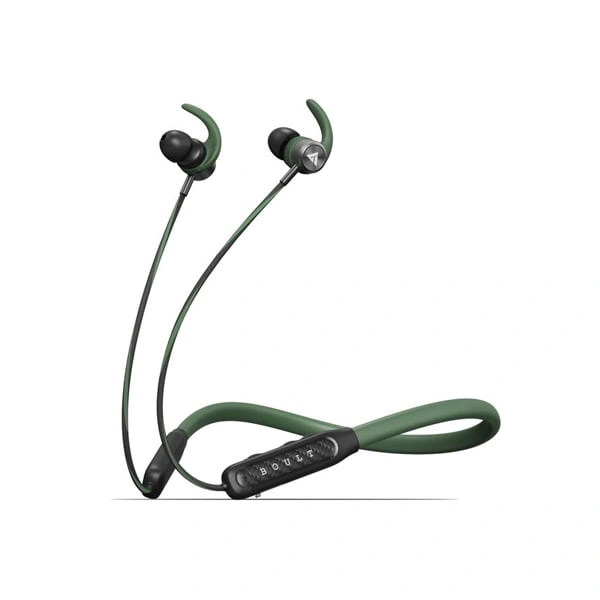 Boult Audio C Charge Wireless in Ear Bluetooth Neckband - Green - Green