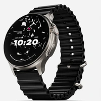 Boult Audio Crown R Pro Premium Smartwatch with 1.43 Inches - Silver - Silver