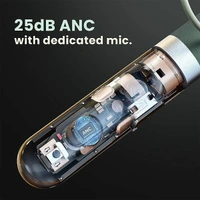 Boult Audio Curve ANC Wireless Earphones - Black - Black