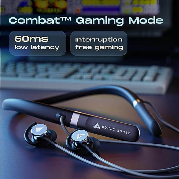 Boult Audio Curve ANC Wireless Earphones - Black - Black