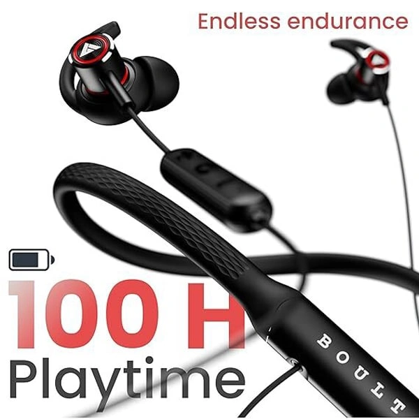 Boult Audio Curve Max Bluetooth Earphones - Black - Black
