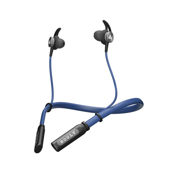Boult Audio Curve X Neckband with 15 hrs Playtime, HD Mic - Blue - Blue