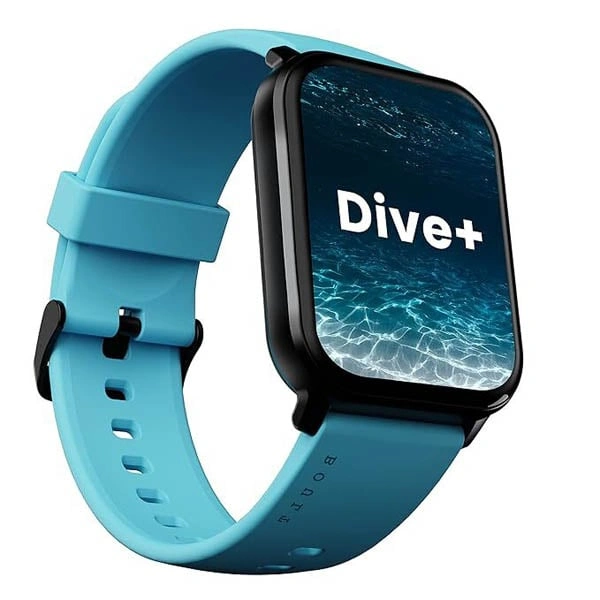 Boult Audio Dive+ with 1.85" HD Display Bluetooth Calling Smartwatch - Jet Black - Jet Black