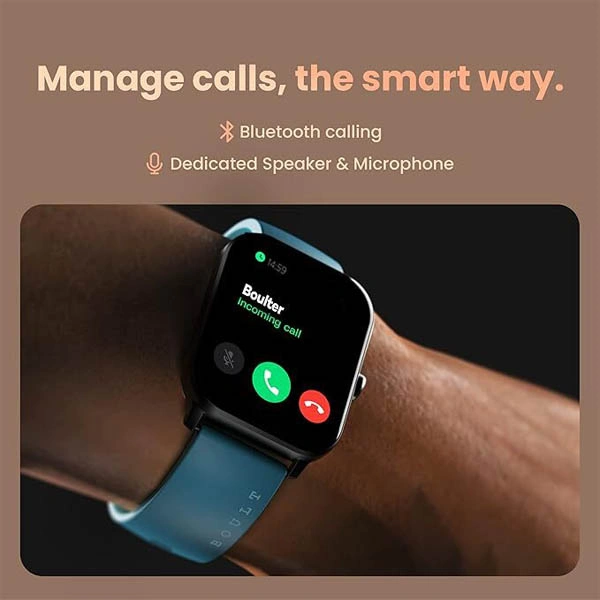Boult Audio Dive+ with 1.85" HD Display Bluetooth Calling Smartwatch - Jet Black - Jet Black