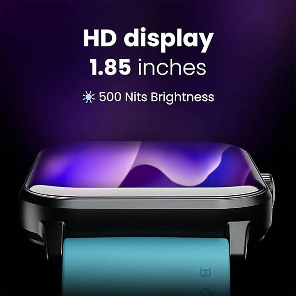 Boult Audio Dive+ with 1.85" HD Display Bluetooth Calling Smartwatch - Jet Black - Jet Black