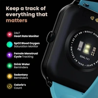 Boult Audio Dive+ with 1.85" HD Display Bluetooth Calling Smartwatch - Jet Black - Jet Black