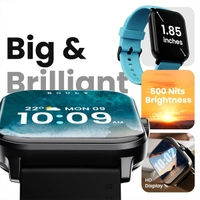 Boult Audio Drift+ 1.85" HD Screen Bluetooth Calling Smartwatch - Black Coffee, Denim Blue, Icy Blue, White Leather