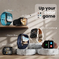 Boult Audio Drift+ 1.85" HD Screen Bluetooth Calling Smartwatch - Black Coffee, Denim Blue, Icy Blue, White Leather