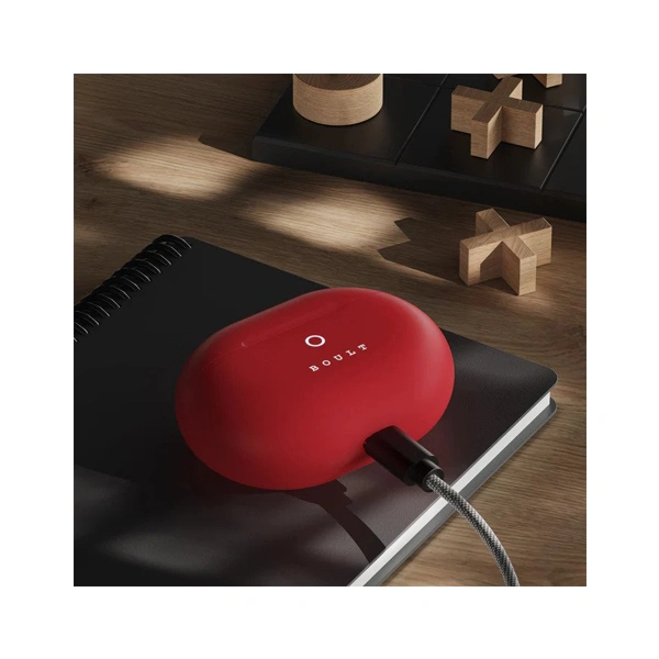 Boult Audio K45 50 Hrs Playtime Wireless Earbuds - Berry Red - Berry Red