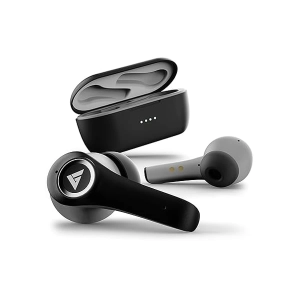 Boult Audio Omega ANC Earbuds with 32Hrs Playtime with Quad Mic ENC - White - White