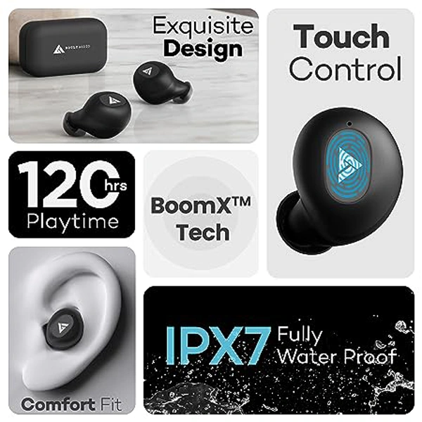 Boult Audio Powerbuds True Wireless in Ear Earbuds with 120H Playtime