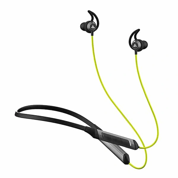 Boult Audio Probass Qcharge Earphones - Green - Green